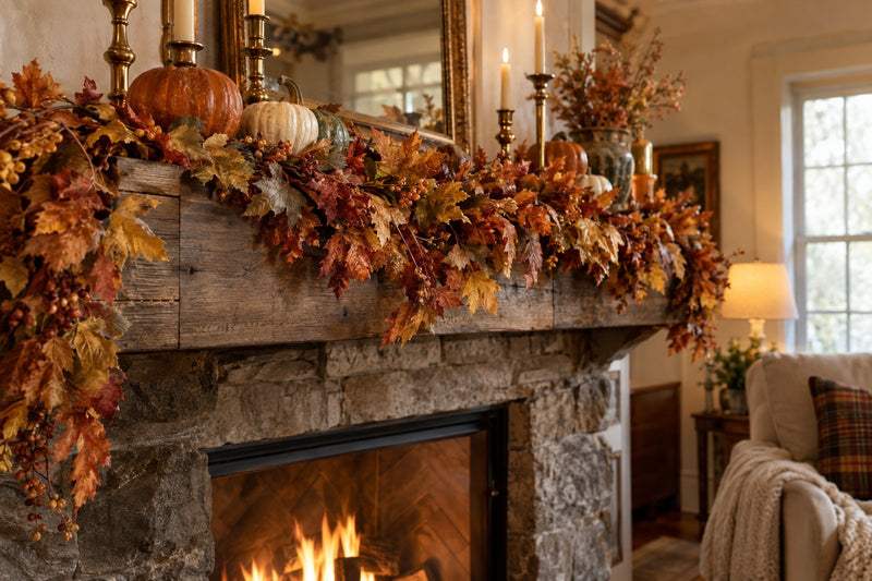 Garlands & Stems fall decor