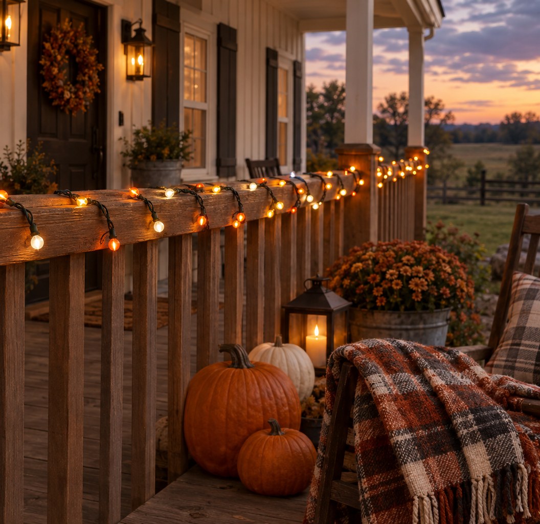Fall Harvest Plug-In String Lights, 24 ft