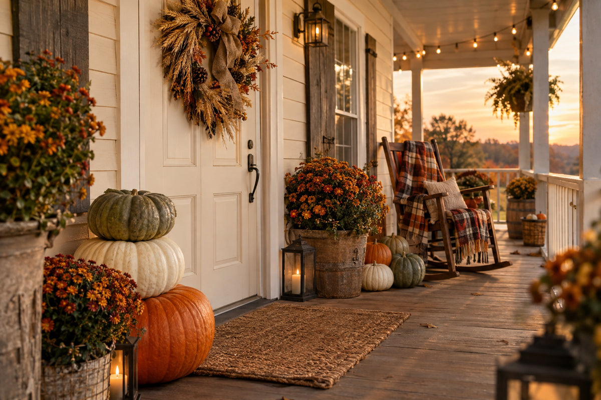 Hero fall decor