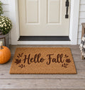 "Hello Fall" Coir Doormat, 18x30