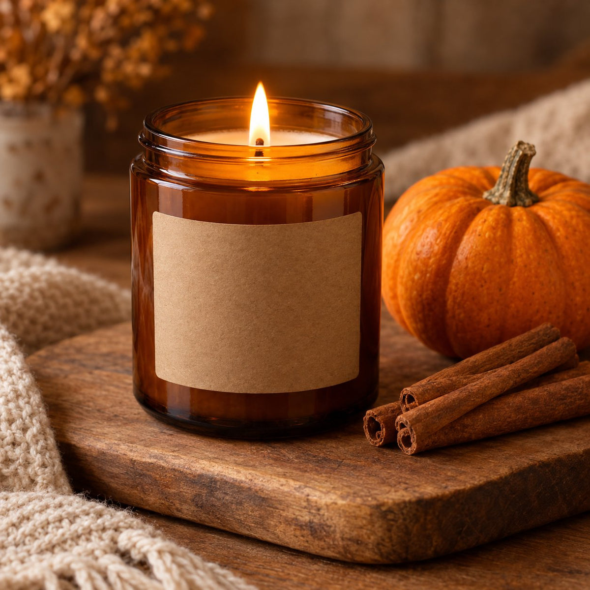 Pumpkin Chai Soy Candle, 9 oz