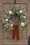 Eucalyptus & Wheat Farmhouse Wreath, 22"